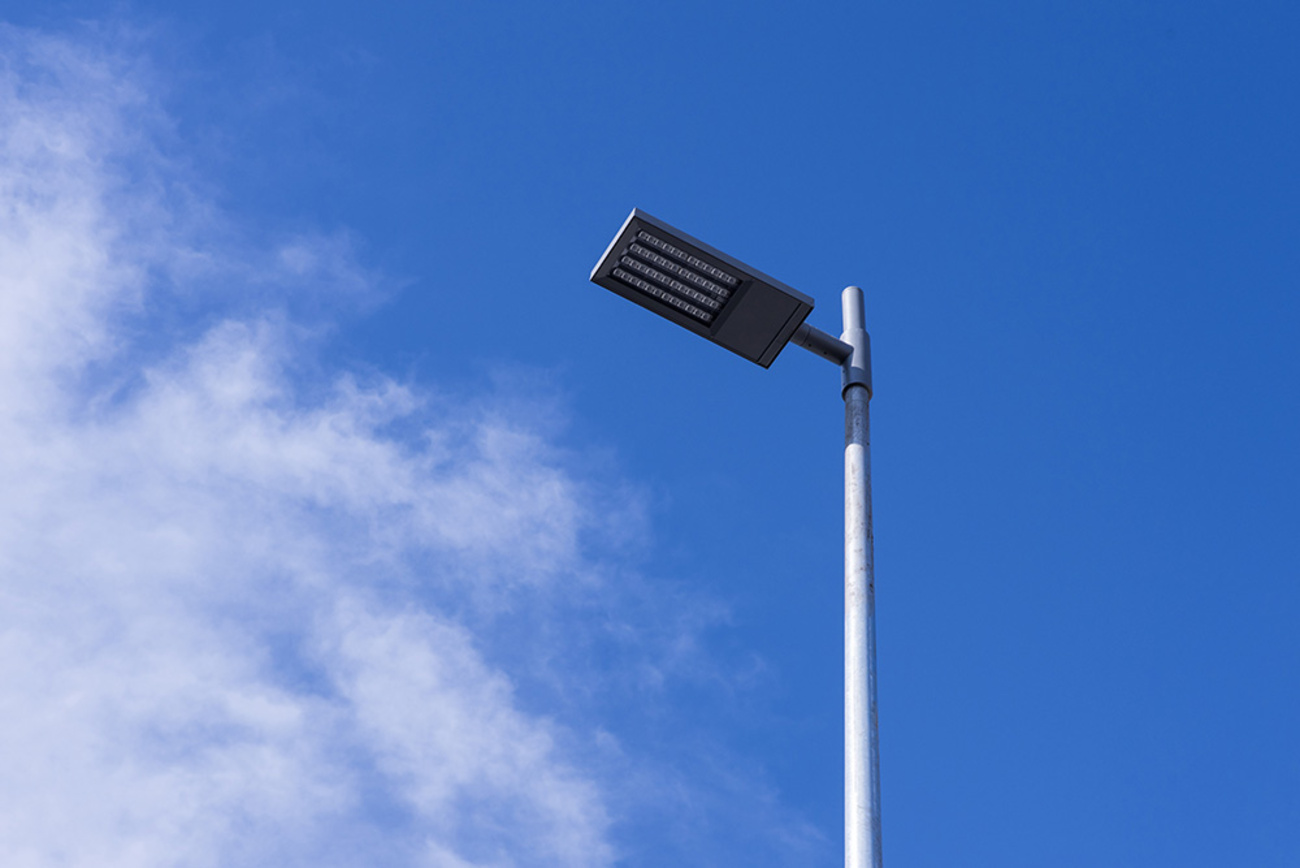 LED-Straßenbeleuchtung bei Muster Elektro in Musterstadt